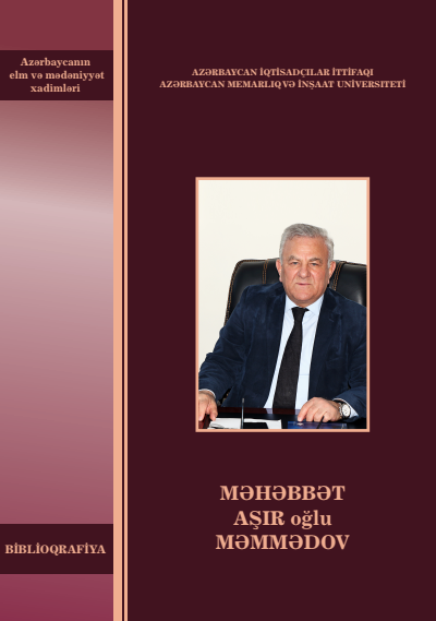 Prof. M.A.Memmedovun 70-illik yubileyi munasibeti ile Bibliografiya nesr edilib